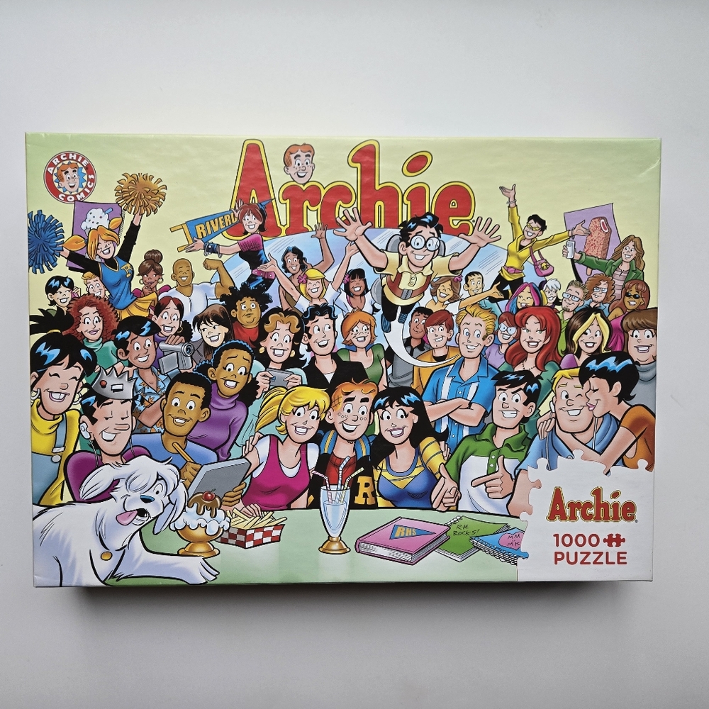 Archie 1000 piece jigsaw puzzle 'The Gang at Pop's'